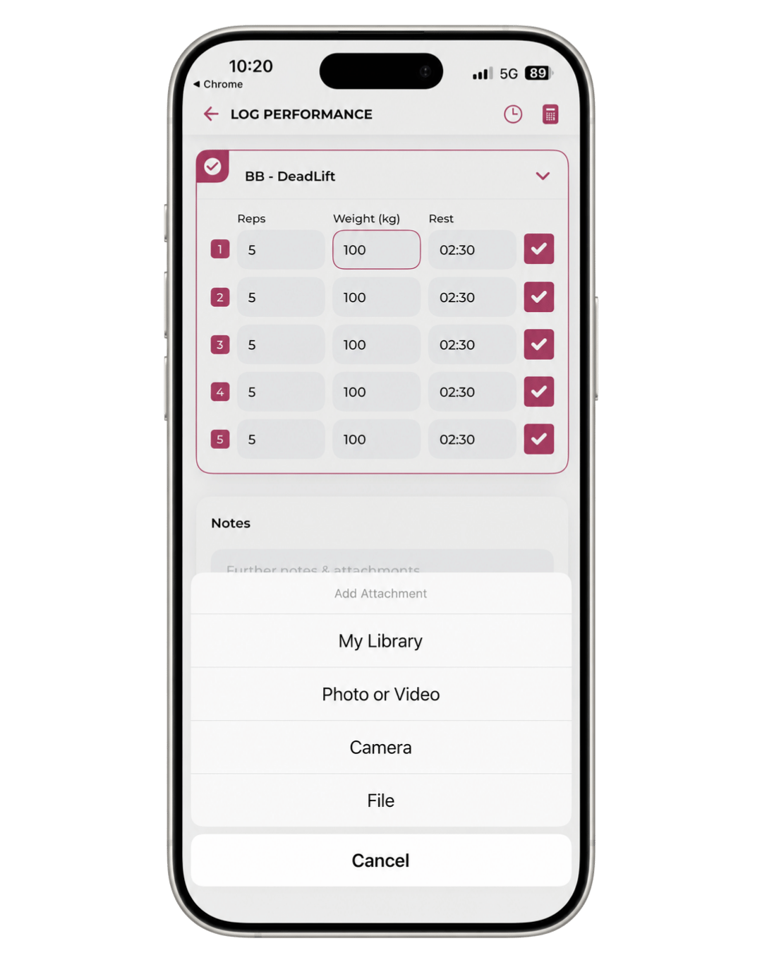Log Performance - registre de sèries a FITR