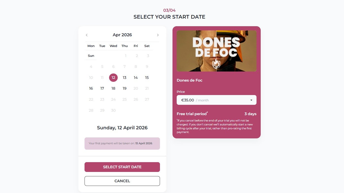Selecciona la data d'inici